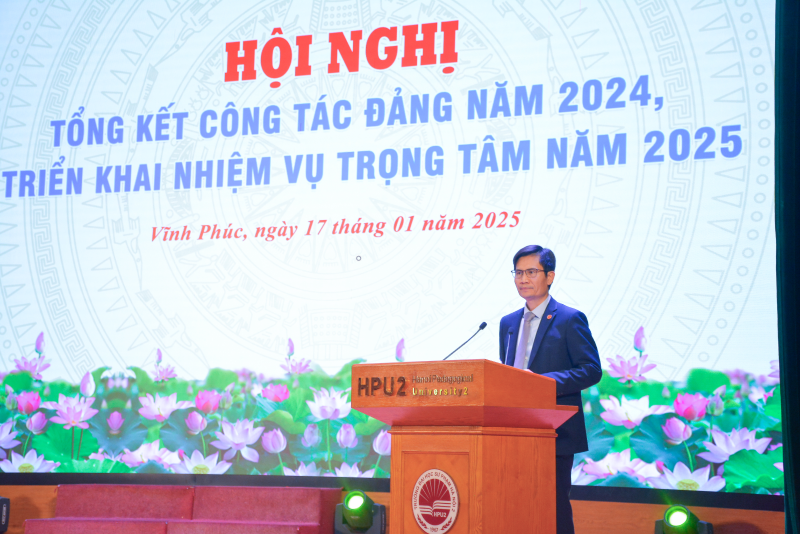 Hội nghị Tổng kết công tác Đảng năm 2024 và triển khai nhiệm vụ trọng tâm năm 2025