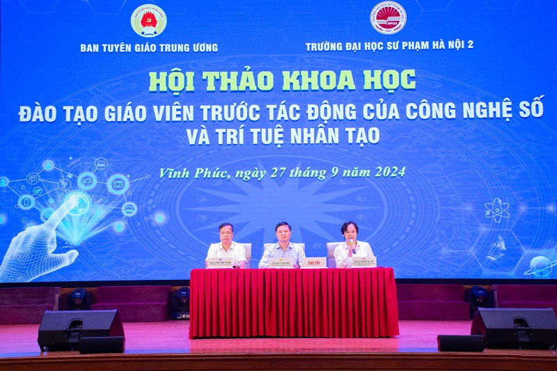 Hội thảo khoa học “Đào tạo giáo viên trước tác động của công nghệ số và trí tuệ nhân tạo