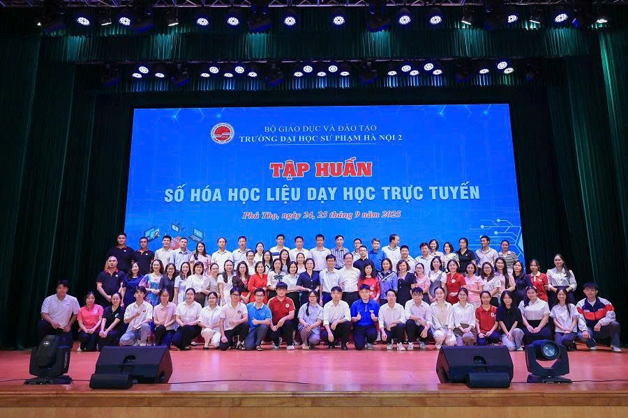 Tập huấn số hóa học liệu dạy học trực tuyến