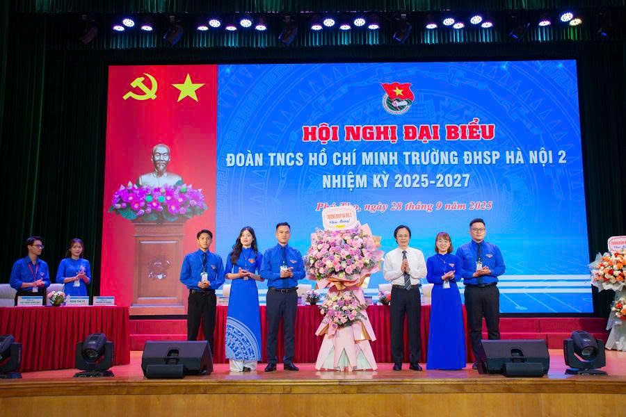 Hội nghị đại biểu Đoàn TNCS Hồ Chí Minh Trường ĐHSP Hà Nội 2 nhiệm kỳ 2025-2027