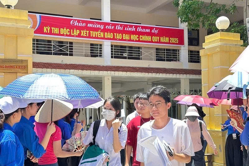 Kỳ thi độc lập xét tuyển đại học năm 2025 diễn ra thành công tốt đẹp